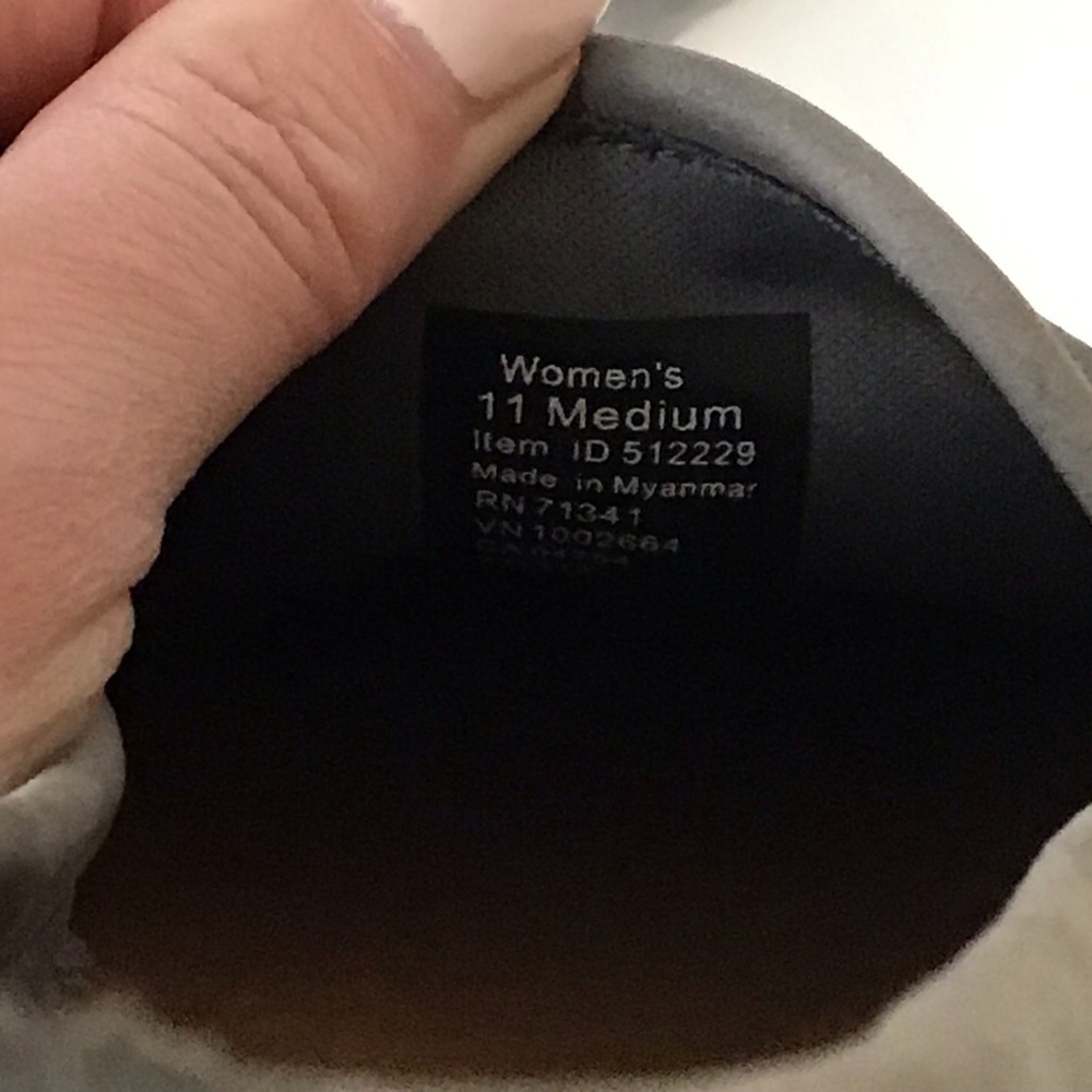 L.L. BEAN Women's SEDONA Nubuck Leather Lakewashed Gray Slipon Loafers 11 NEW - Picture 6 of 6